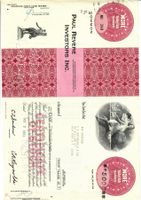 Paul Revere Investors Inc., 7.10.1971, Aktie original