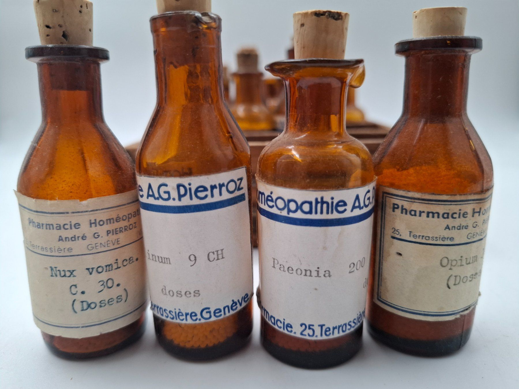 Rare Coffret d'Apothicaire Homéopathique – Genève, Début XXe (Gebraucht ...