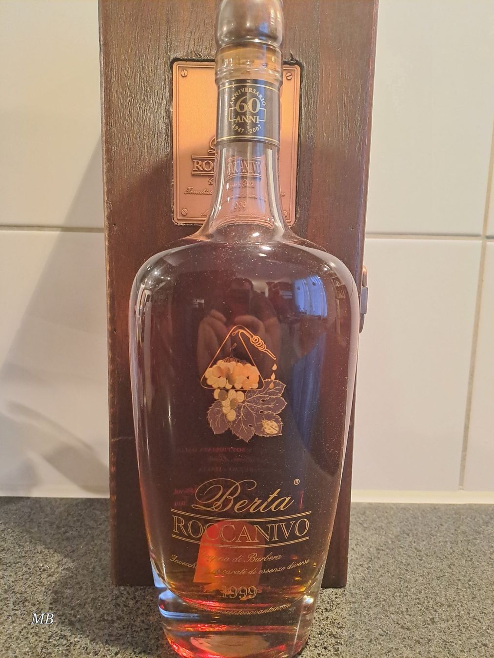 Berta Spirituosen: Berta Grappa Roccanivo 1999 mit OHK – Neu und originalverpackt aus Elsau von Kellerraeumung 2
