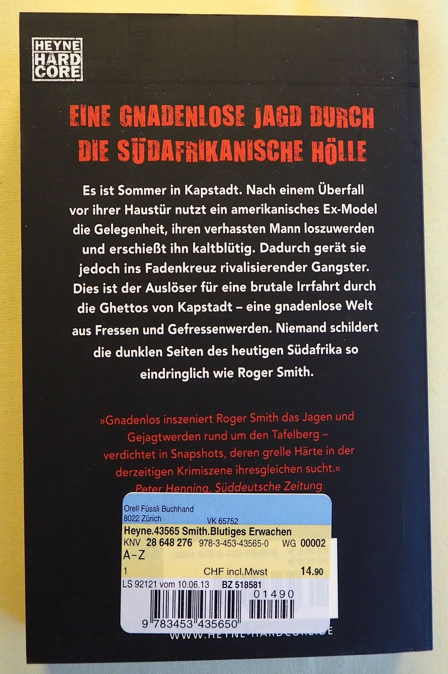 Libri: Roger Smith / 3 harte Thriller – Usato da Chur venduto da dluli 1