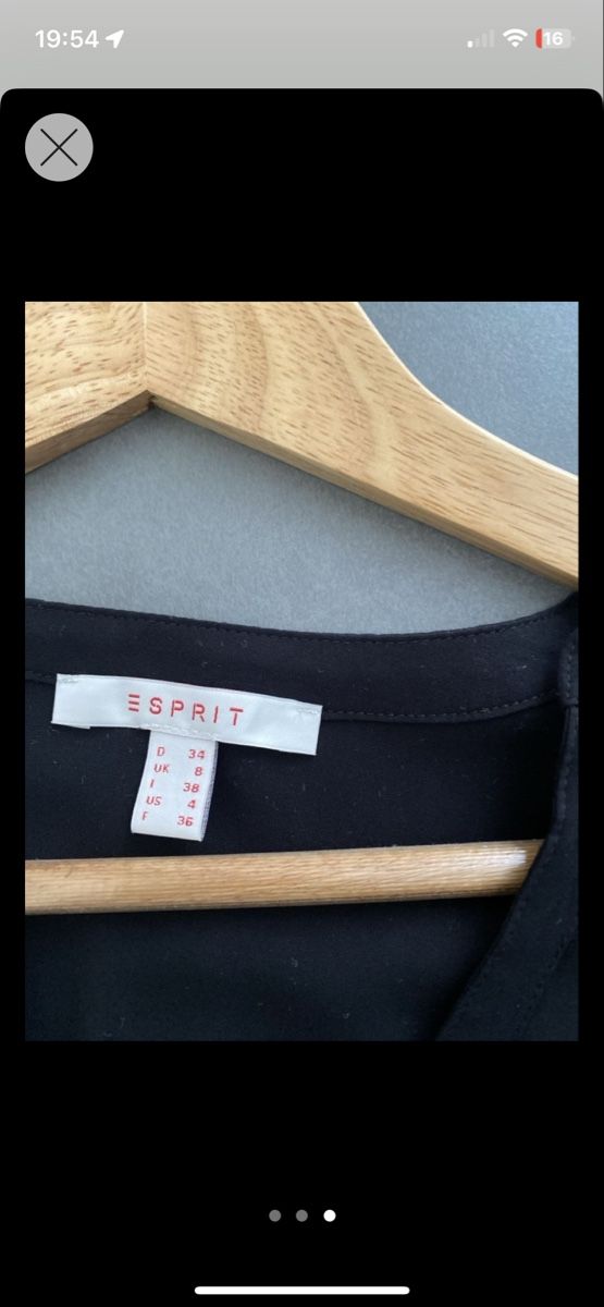 Esprit Camicette: Espritbluse schwarz, Grösse 34 – Usato da Zürich venduto da Sonnenschein_ 1