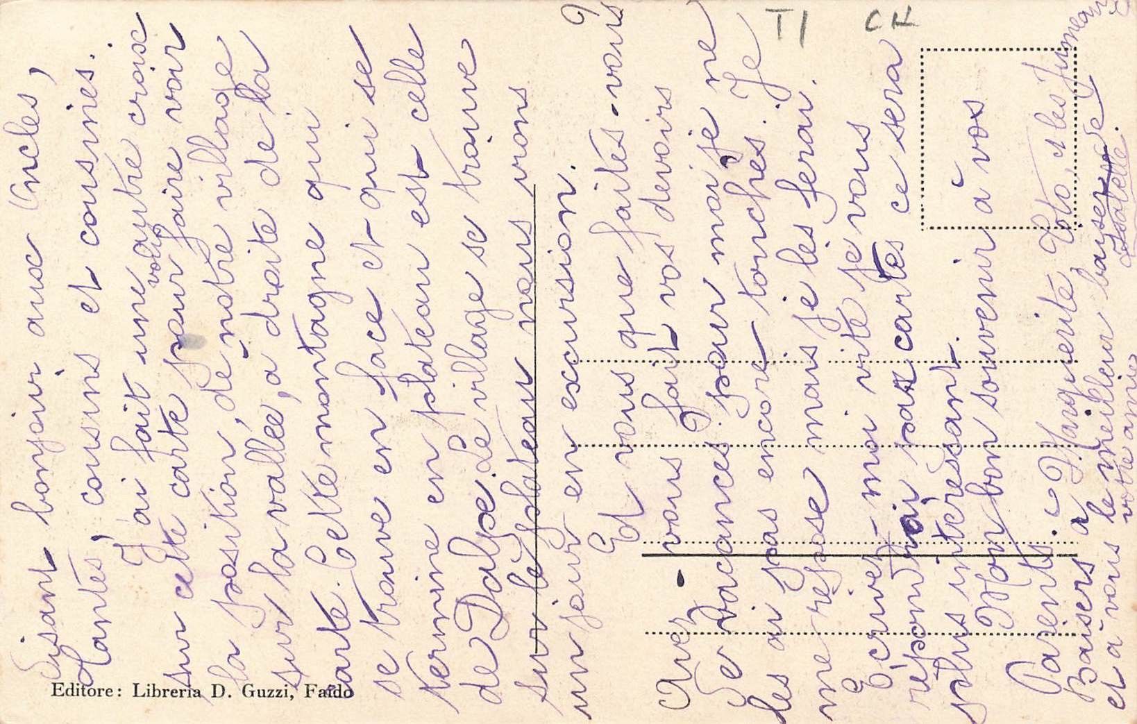 Cartoline postali: Faido Leventina – Usato da Biasca venduto da Blenio71 1