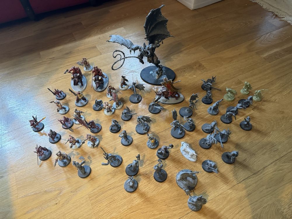 Lot figurines nains 32mm age of sigmar, warhammer, donjon et dragon