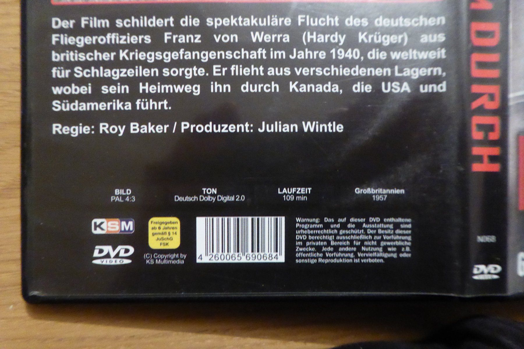 Alle DVDs: DVD Einer kam durch – Gebraucht aus Allschwil von Summelsarium 2