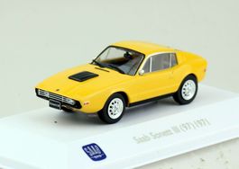 Saab Sonett III (97) 1970-1974 gelb / schwarz 1:43 von Atlas
