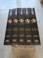 5x BASF E-180+10 Copy Master VHS NEU OVP 
