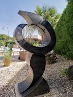 Metallskulptur "Harfe" von Housi Knecht