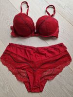 Unterwäscheset Push Up BH Esprit rot Gr. 70C / 36