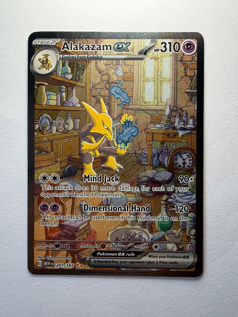 Pokémon Sammelbilder & Trading cards: Alakazam ex 201/165 – Gebraucht aus Ilanz von caui