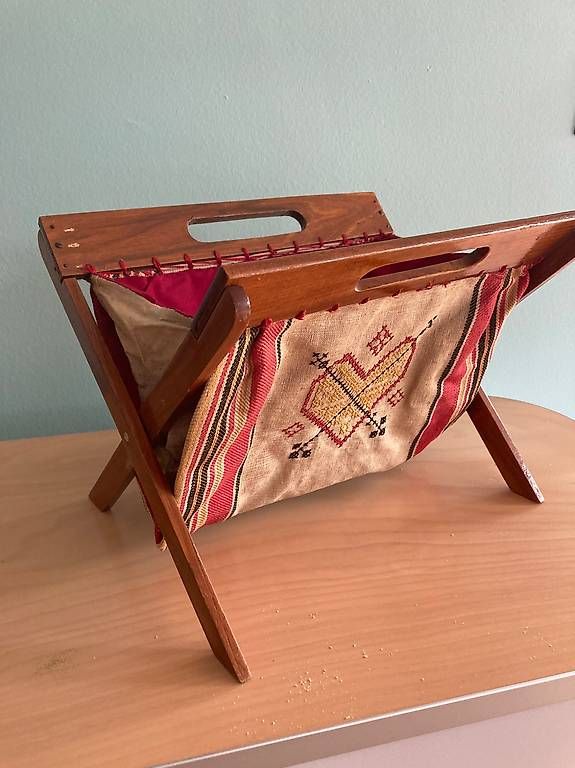 Sonstiges für Haushalt & Wohnen: Alter Strickkorb/ Tasche/ Wollkorb – Gebraucht aus Winterthur von Floraundfauna