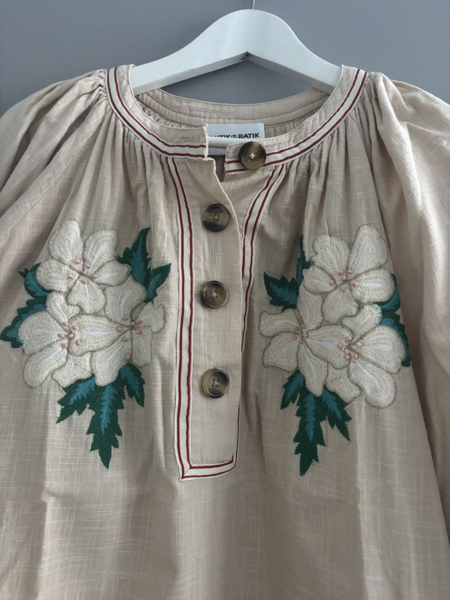 Antik Batik Kleider: Antik Batik Kleid - Beige - Gr S – Gebraucht aus Kilchberg ZH von joa_v7bl 1