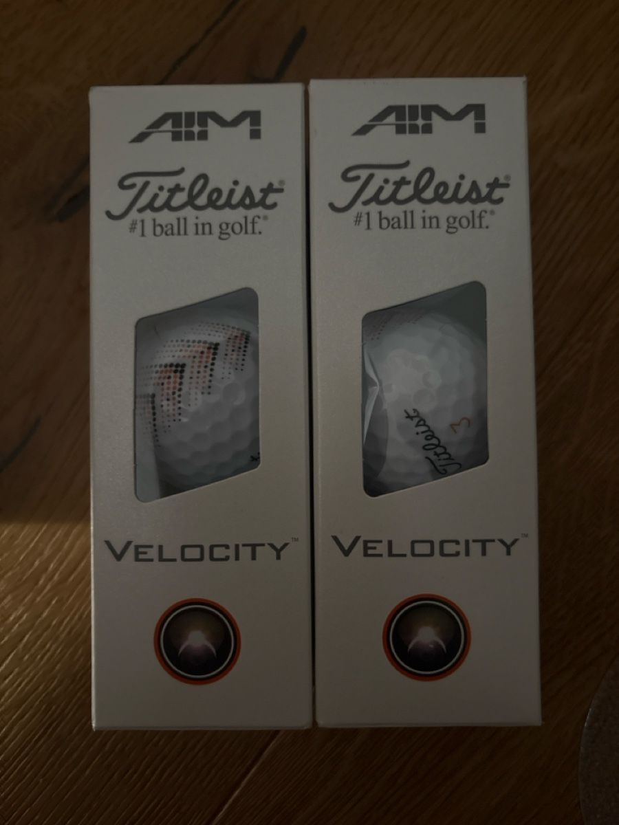 Titleist Palloni: Titleist AIM Velocity Golfbälle 2 3er Pack neu – Nuovo e nell'imballaggio originale da Obersaxen venduto da ben_2cdp