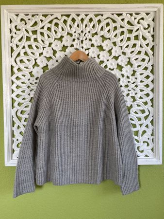 Drykorn Damen Pullover Arwen mit Stehkragen grau Gr. M
