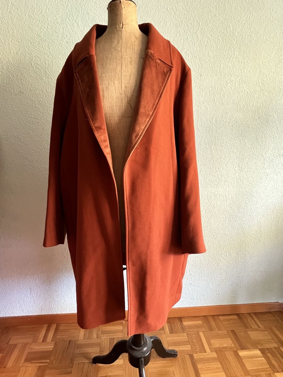 Cappotti: Superbe manteau orange rouille t 46 – Nuovo (secondo la descrizione) da Genève venduto da ct_fqr8