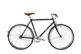 Falter Classic Bike Cafe Racer Herren (XL) 57 Matt Schwarz