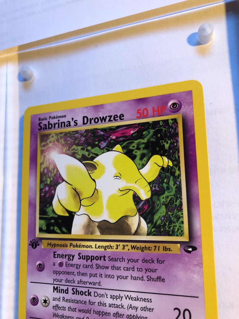 Carte collezionabili: Sabrina's Drowzee 1st Gym Challenge - MINT - ab 1.- – Usato da Giubiasco venduto da dan_pr8b 3