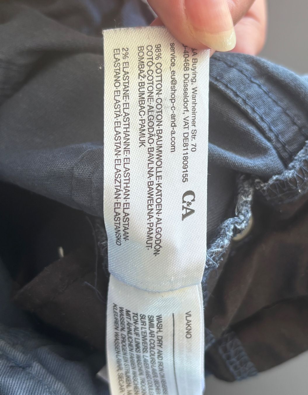 C&A Pantaloni: Kinder Hose,  Baumwolle Gr 116, C&A – Usato da Brugg AG venduto da tsannen 4