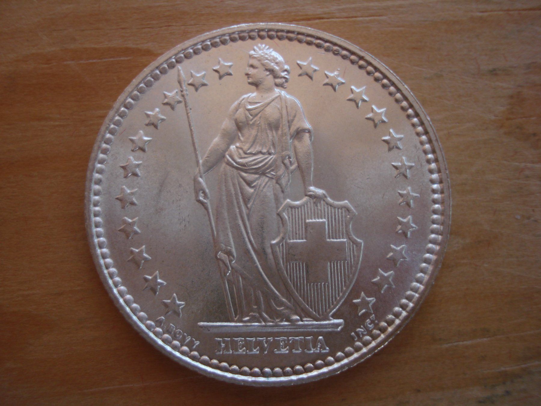 Alle Münzen: (C1) 2 Franken 1939 STGL – Gebraucht aus Erlach von Net-Coins 1