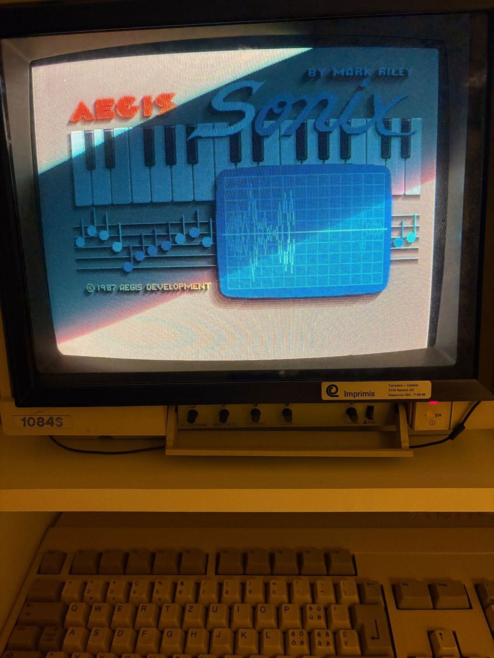 Software: Amiga Software: Aegis Sonix Music Composition + SoundTrax – Usato da Niederhasli venduto da Manuf0 5