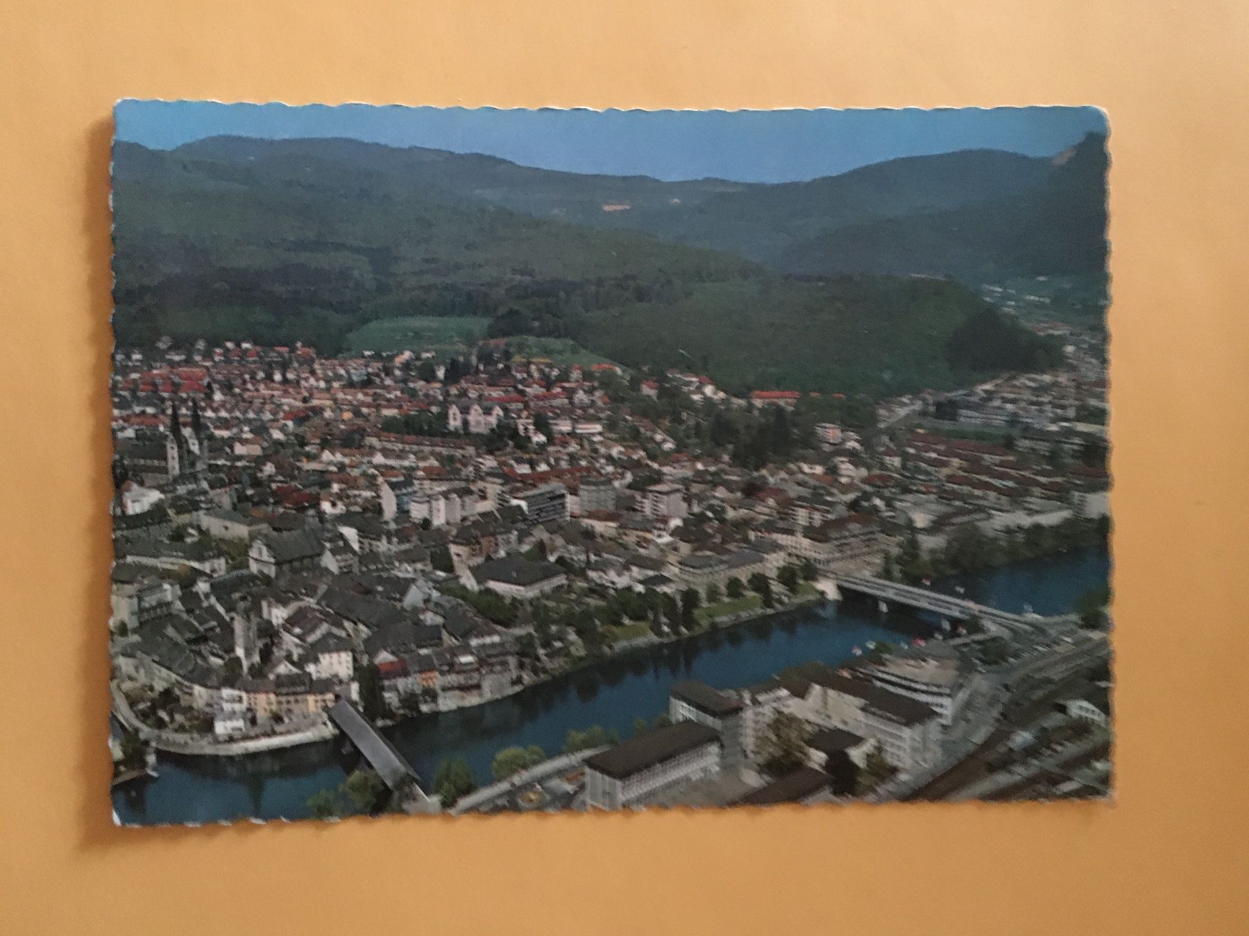 Ansichtskarten: Olten Flugaufnahme alte Edition – Gebraucht aus Küttigen von Melisch1000