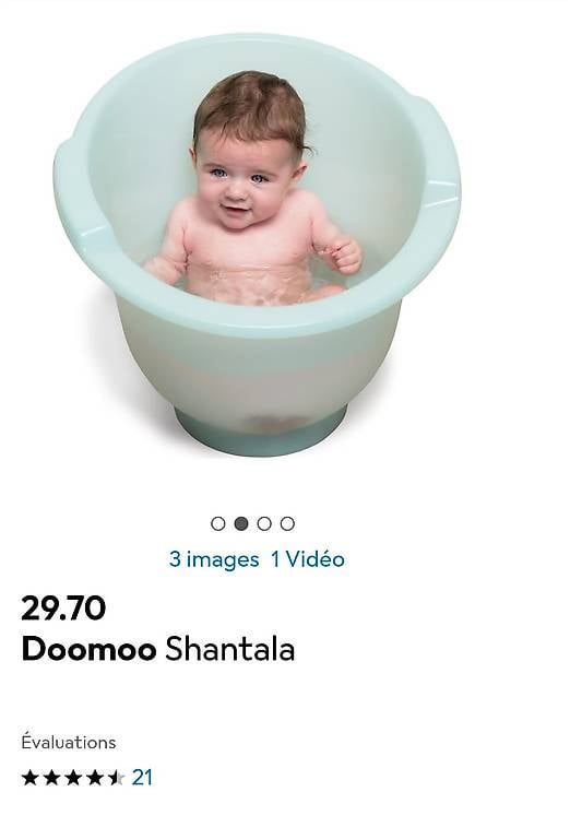 Doomoo Vasche da bagno: Baignoire bébé – Nuovo e nell'imballaggio originale da Léchelles venduto da SoniaMac 1
