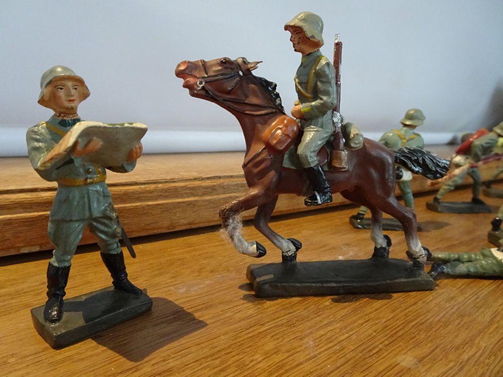 Elastolin Figuren 2 Weltkrieg