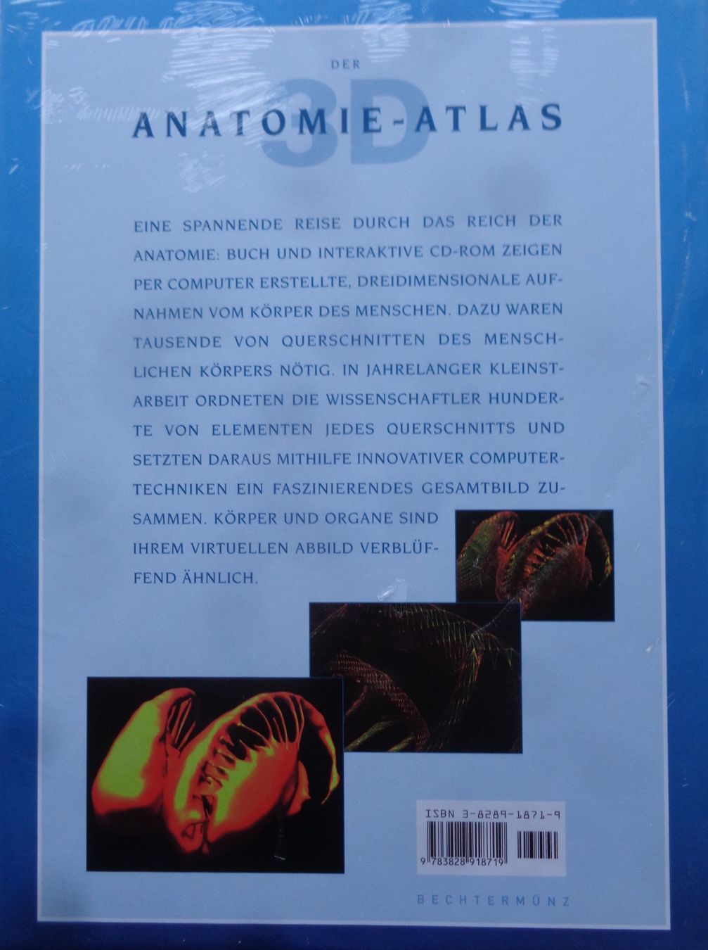 Livres: Der 3D Anatomie Atlas inkl. CD – Neuf avec emballage d'origine à Aarau par  1