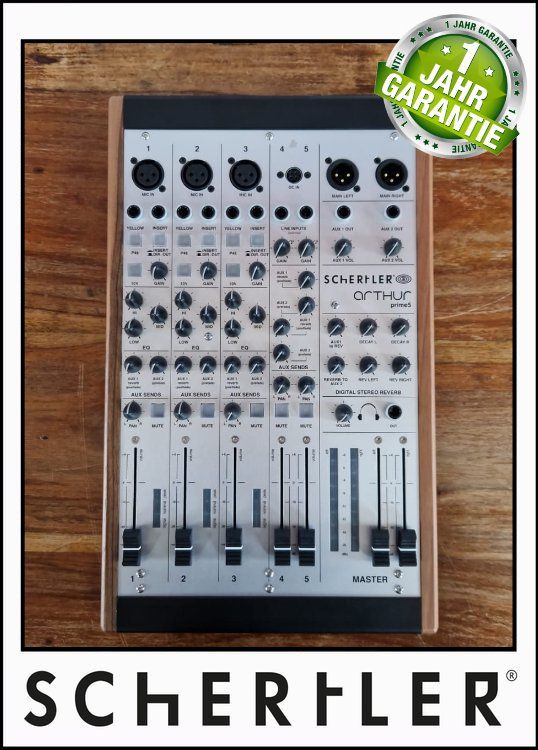 Schertler Console di mixaggio: SCHERTLER - ARTHUR PRIME 5, analog mixer – Nuovo (secondo la descrizione) da Mendrisio venduto da Schertler-Sales 1