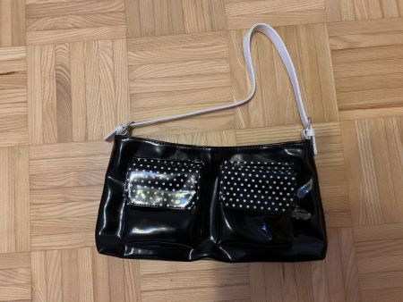 Handtasche schwarz/weiss
