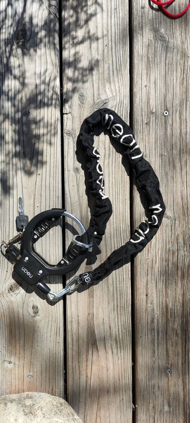 Schlösser: NEAN Velo Rahmenschloss mit Kette *neu* SCHNÄPPLI! – Neu (gemäss Beschreibung) aus merishausen von hidee 8