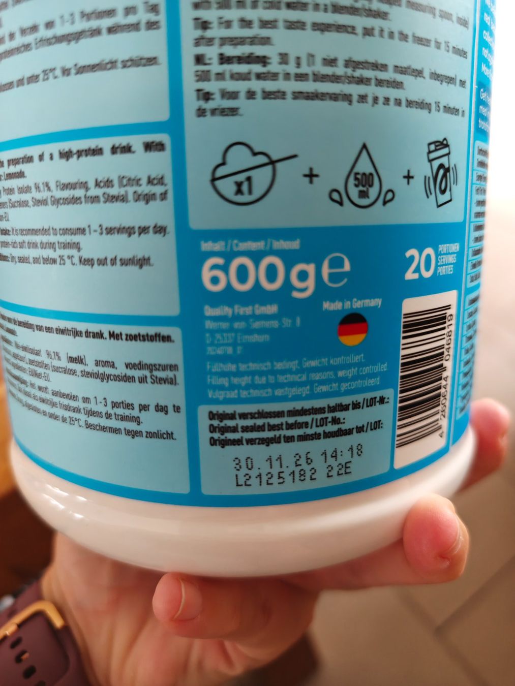 More Nutrition Lebensmittel & Spezialitäten: More Clear Protein Summer Lemon – Gebraucht aus Turbenthal von Rebi_92-21 1