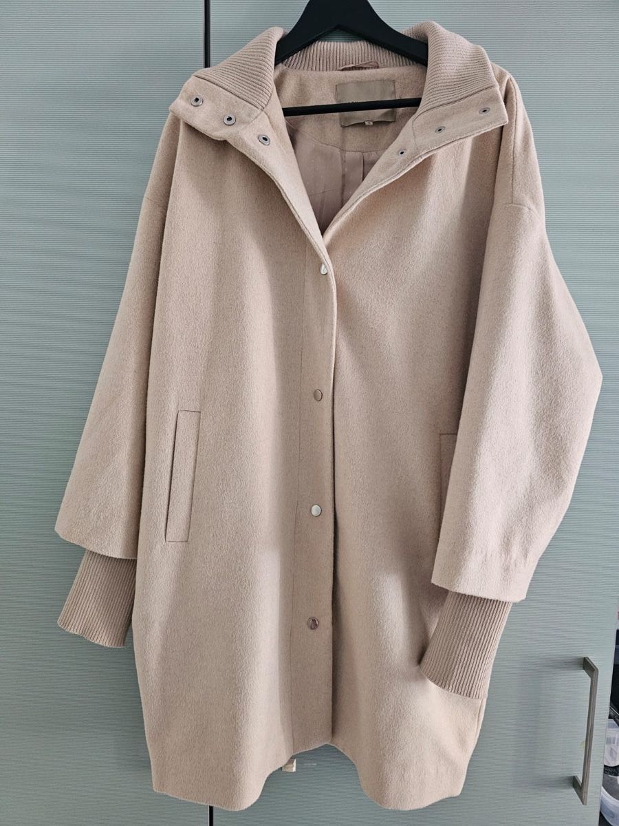 Cappotti: Soya Concept Wollmantel, Gr. M, Beige – Usato da Allschwil venduto da sar_9sy9
