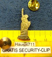 LIBERTY USA NEW YORK SCHMUCK-PIN GOLDIG GEPRÄGT KLEIN-FEIN