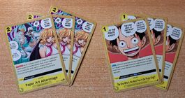 One Piece: 3x OP13-115 + 3x OP13-116 Event Jaune