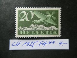 CH 1925 Nr. F4 postfrisch