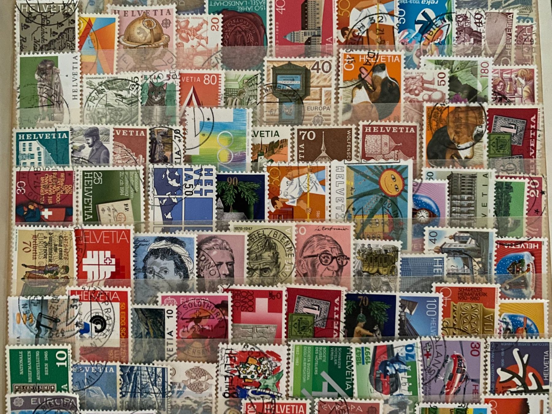 Tutti i francobolli: Briefmarken Sammlung Helvetia 120 stuck – Usato da matten b. interlaken venduto da jfran17 2