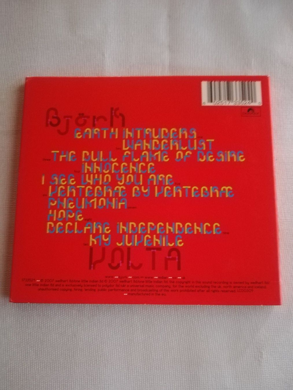 CD: BJÖRK - VOLTA – Usato da Bern venduto da Vinylsound.ch 1