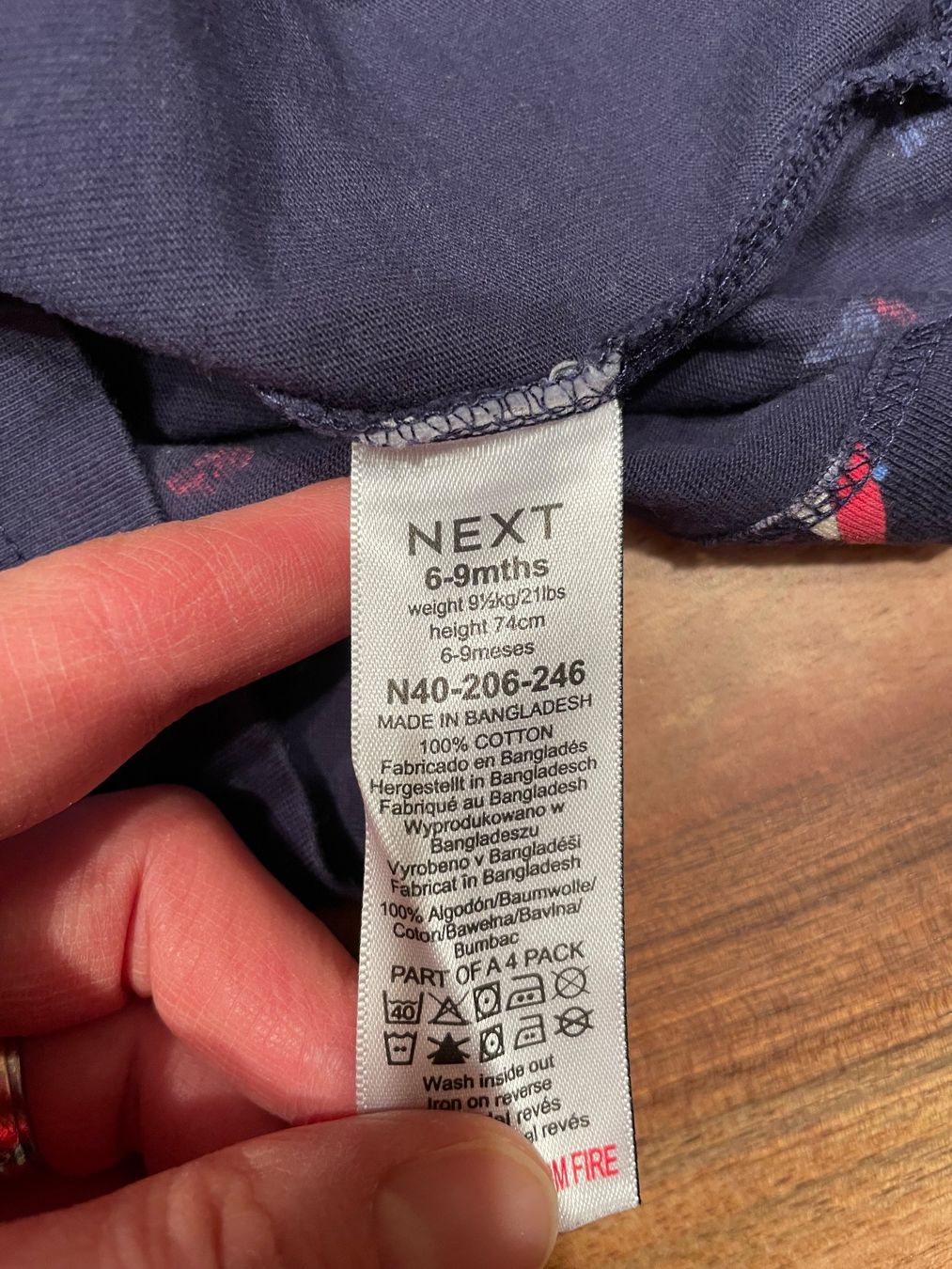 Next Camicie, T-shirt & Polo: 4 T-Shirts von NEXT, Grösse 74 – Usato da Haslen AI venduto da s176 1