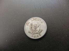 Congo 1 Likuta 1967