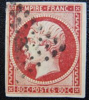 Frankreich Kat. 16a gest. 1853 Kat. 60 Euro