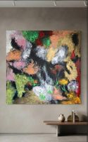 Gemälde " Abtauchen"  handmade 100×100