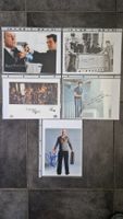 James Bond, Original Autogramme, 5 Stück mit Zertifikat