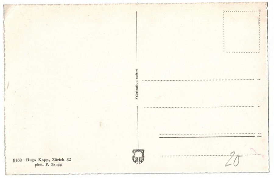 Cartoline postali: Oberbipp, Flugaufnahme, um 1940 – Usato da Frauenfeld venduto da POML 1