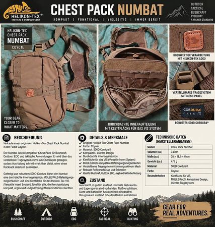 Helikon-Tex Chest Pack Numbat