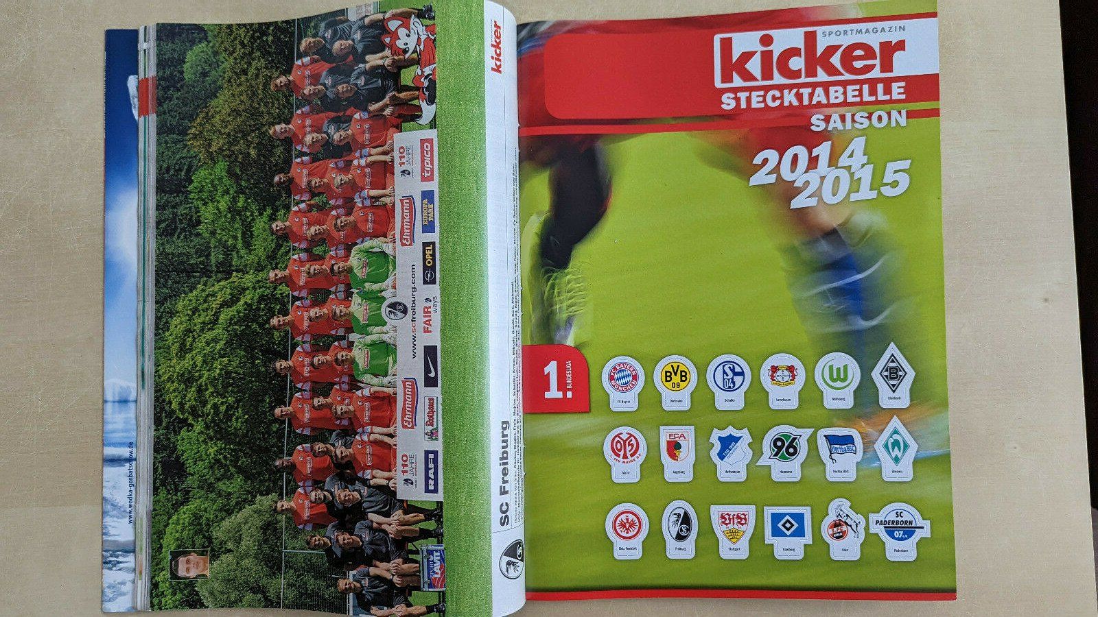 Zeitschriften & Magazine: kicker Bundesliga Sonderheft 2014/2015 – Gebraucht aus Heerbrugg von sve_p826 2