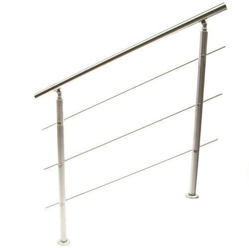 Ringhiere: 57202 - Edelstahl Treppengeländer 80cm - 3 Querstreben – Nuovo e nell'imballaggio originale da Wallenwil venduto da toesstal-vertrieb 2