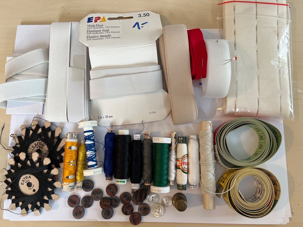 Mini-Nähset Für Unterwegs – Komplett Mit Nadel, Faden, Schere, Knöpfen & Aufbewahrungsbox