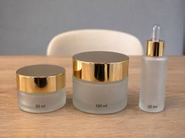 2100 Stk Premium Kosmetiktiegel & Glasflaschen