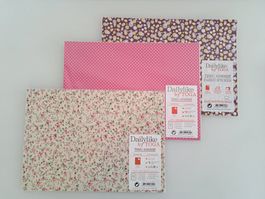 3 Stk. DailyLike Stoffpapier A4, Basteln       Neu!