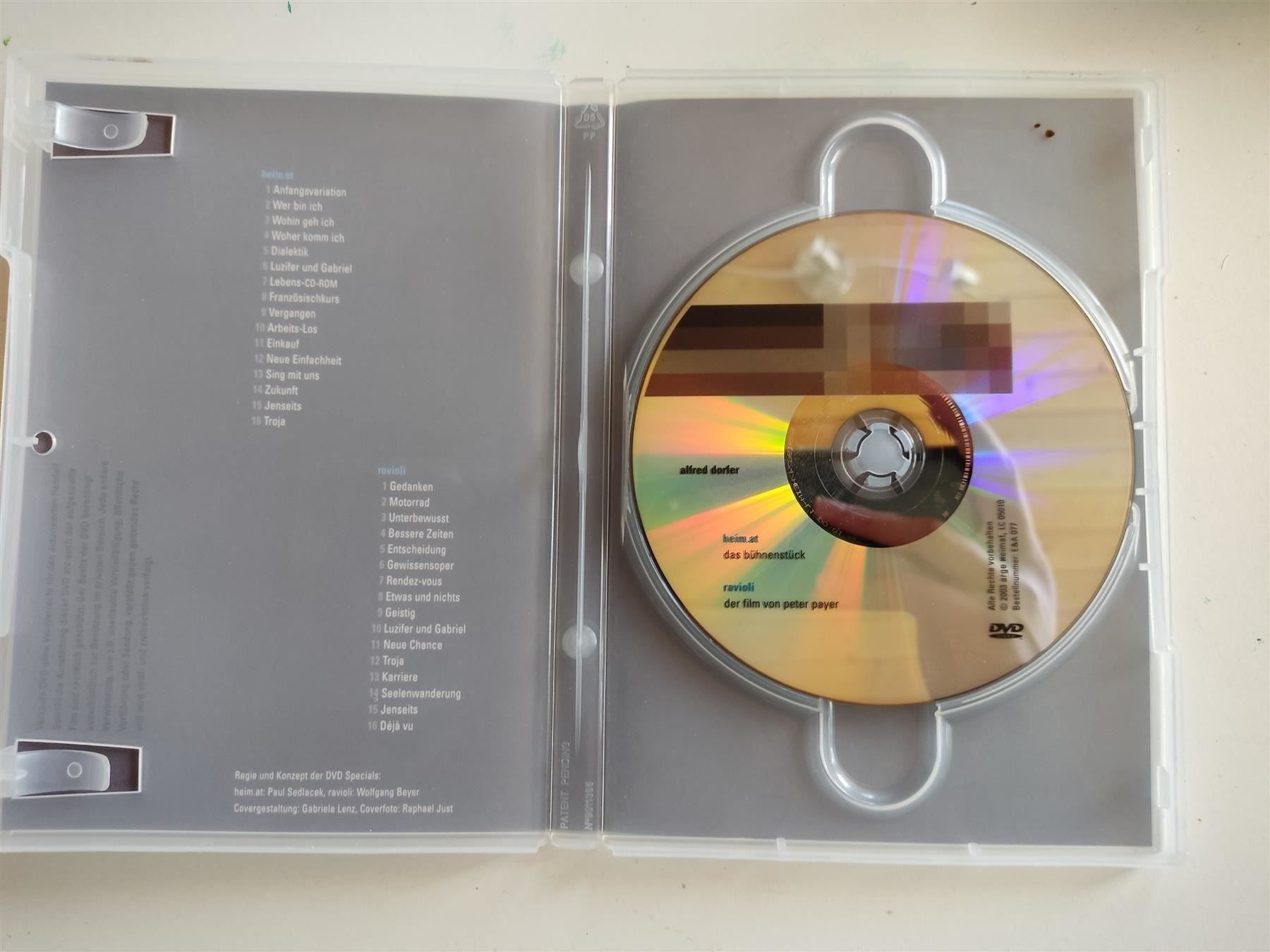 Tutti i DVDs: Heim.at & Ravioli: Alfred Dorfer – Usato da St.Gallen venduto da elk2023 1